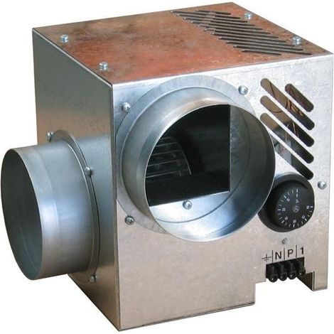 Caisson de distribution d'air chaud D520 – Pour cheminée à foyer fermé – Mono 230 V – Débit d'air optimisé – Installation facile – Nather
