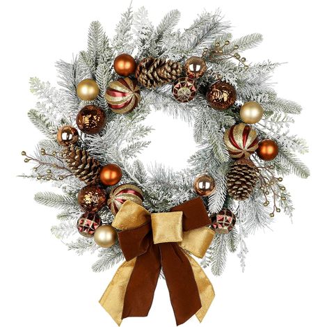 Ghirlanda Natale Decorazione Centrotavola Porta Feste (1/5)