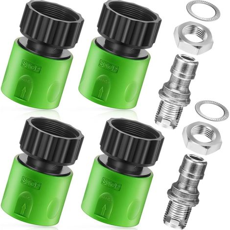 FUBESK Deckwaschset für Rasenmäher, Deckwaschadapter, Schnellkupplungs-Aufsatzset, Reinigungszubehör für Aufsitzrasenmäher