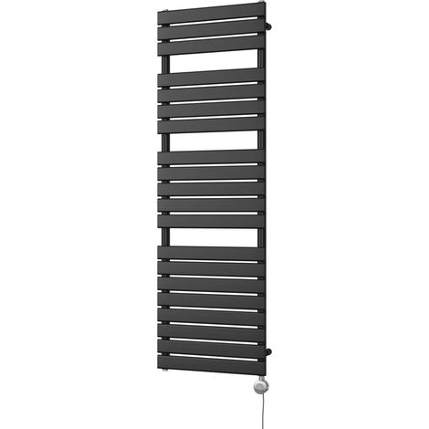Typhoon - Black Electric Towel Rail H1564mm x W500mm 600w Thermostatic (1/3)