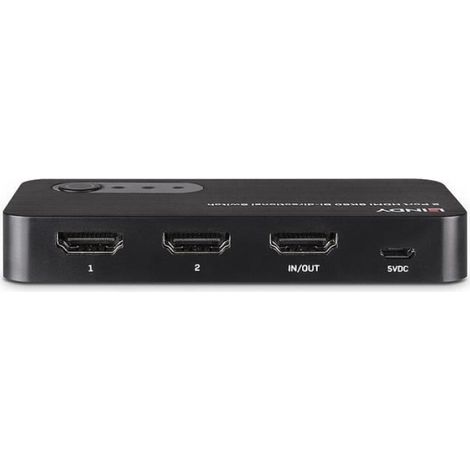 Switch HDMI - 2 Entrées 1 Sortie - 8K@60Hz - HDMI 2.1 - 48 Gbps - HDR10 - Alimentation 5 V - Noir (1/4)