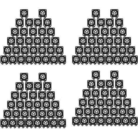 Joints de membrane de dosage pour carburateur de tronçonneuse Zama 2500/3800/4500/5200/5800 (128 pièces) (1/5)