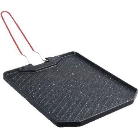 Plaque de cuisson portable pour barbecue et barbecue de camping, poêle antiadhésive, ustensiles de cuisine (1/5)