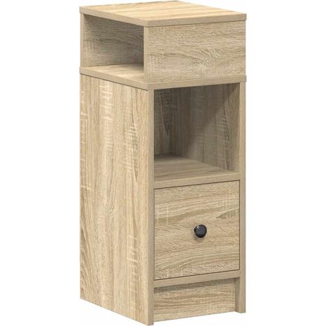 Maison Exclusive - Nachttisch mit Schublade Sonoma-Eiche 25x31x66