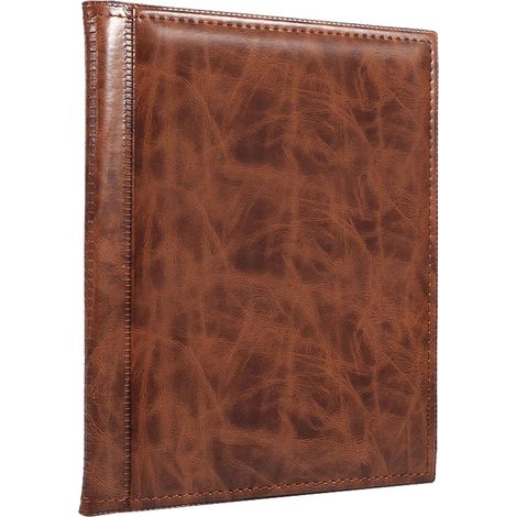 Livre de collection de pièces de monnaie brun, 250 poches, 10 pages, album à pièces, étui de rangement pour collectionneur. (1/5)