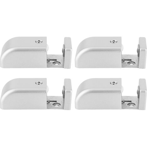 Ensemble de 4 pièces pour dispositif anti-balancement de porte automatique, dispositif de fixation de porte à capteur, dispositif anti-balancement de fin de course pour porte coulissante, roulette de (1/5)