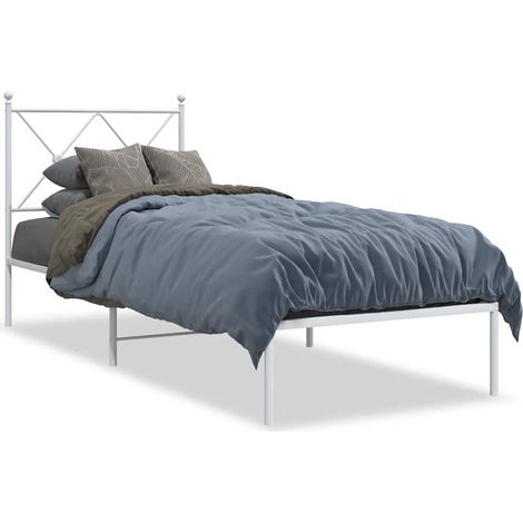 Maison Exclusive - Estructura cama sin colchón con cabecero metal (1/5)