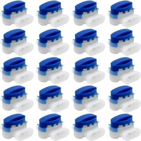 20 connettori per cavi, morsettiere in resina 314 riempite di gel, connettori per cavi impermeabili.