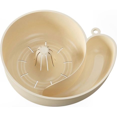 Panier Rotatif en Forme d'Escargot pour Légumes et Salade, Laveur de Cuisine, Essoreuse à Laitue, Accessoire de Nettoyage Alimentaire (1/5)