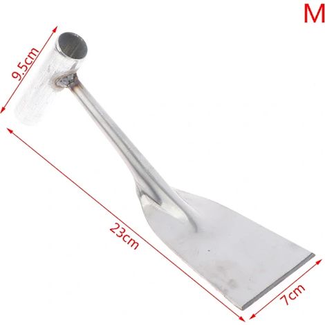 Outils de jardin en acier inoxydable : pelle, râteau, bêche, outil de jardinage, manche.