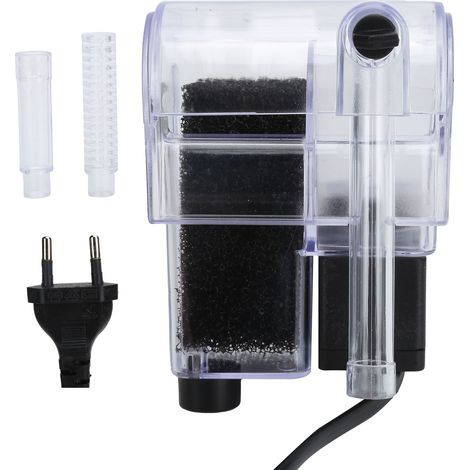 Externer Aquariumfilter – Wasserfall – hängend – multifunktional – 220-V-EU-Stecker