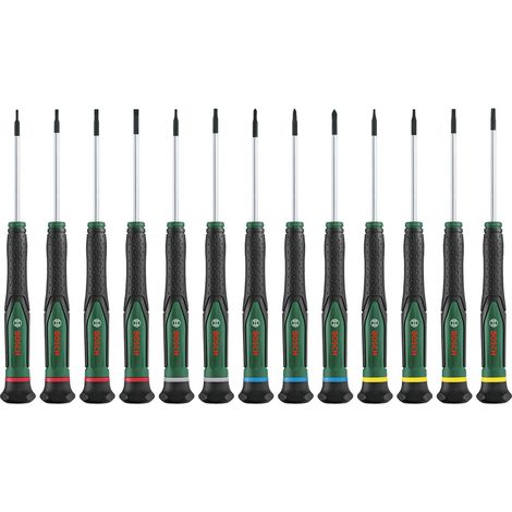 Bosch Set destornilladores de precisión 13 pzs (1/2)