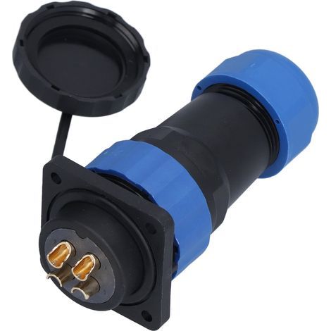 Connecteur étanche carré 4 trous IP68, prise de courant d'aviation 380V 45a pour fil de câble broche SP284 (1/5)