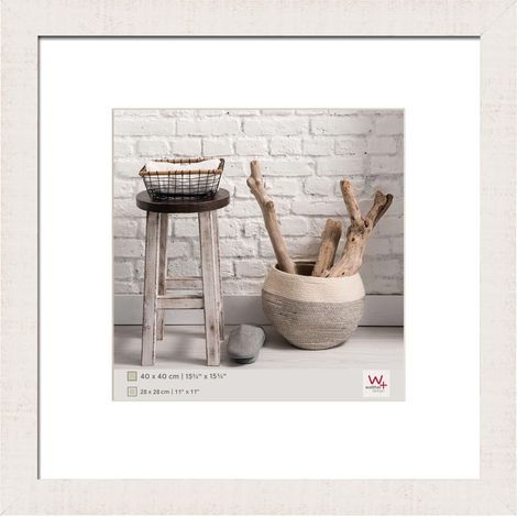 Marco de fotos Home blanco polar 40x40 cm Walther Design