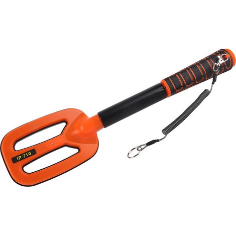 Wasserdichter Metalldetektor IP68 mit akustischem, optischem und Vibrationsalarm sowie LED-Beleuchtung, geeignet für Tauchgänge bis zu 30–60 Meter Tiefe, orange (1/5)