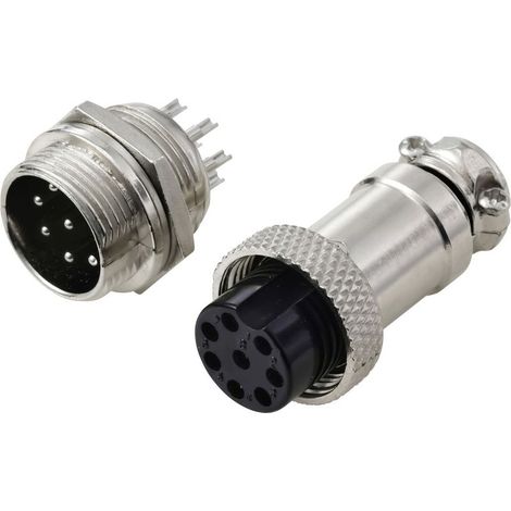 TC-13895656 Connecteur rond mâle, Contact femelle Nombre total de pôles: 8 Série (con