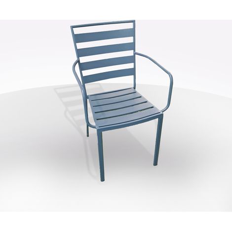 SEDIA MOD. SANTORINI EVO IN ACCIAIO CARTA DA ZUCCHERO (1/3)