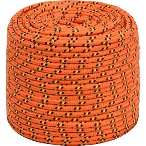 Seil, 100% Polyester Material, 420 kg Bruchfestigkeit, Gelb (1/2)