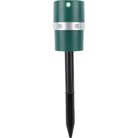 Solarbetriebenes Ultraschall-Tierabwehrgerät, professionelles LED-Vogelabwehrgerät mit PIR-Bewegungsmelder für Garten, Hof und Bauernhof (1/5)