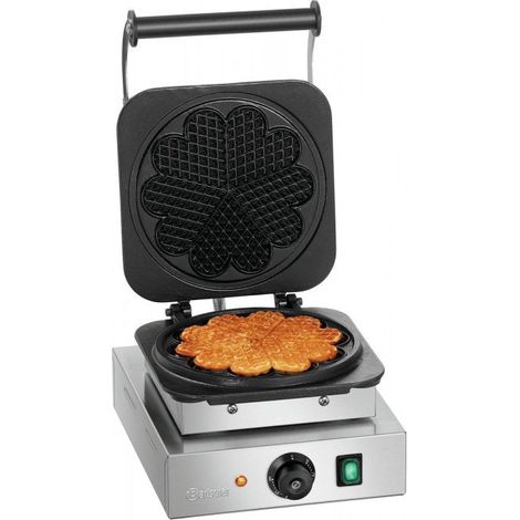 Gaufrier Bartscher 1HW211 COEUR – Ø 210 mm, Fonte, 2200 W, 220 V - MONO