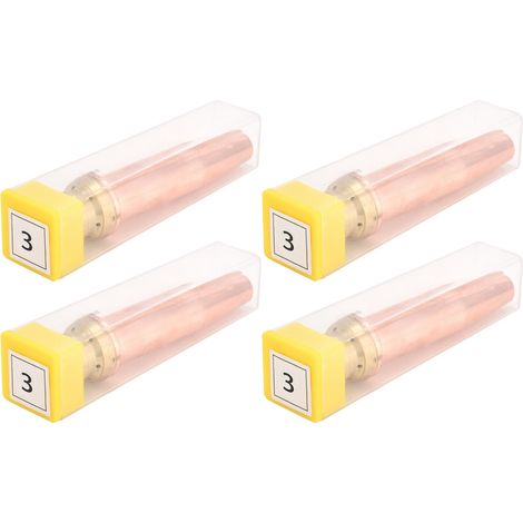Lot de 4 embouts de chalumeau à propane haute résistance à la température, buse isobare rapide n° 3
