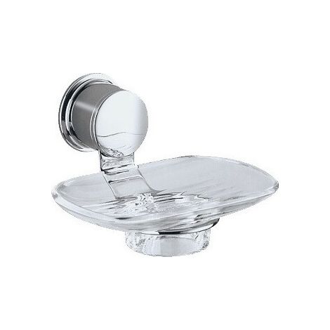 Keuco Singolo del piatto di sapone Apollo, realizzato in vetro cristallino 00655009000