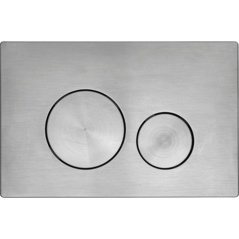 Roper Rhodes Rondo TR9053 Dual Flush Plate Button Brushed Nickel Finish Grey