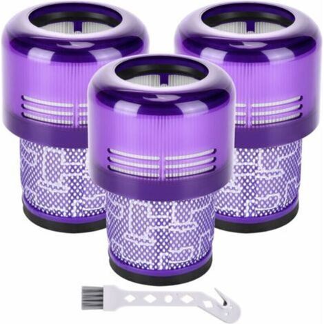 Filtre pour Dyson V11,3 Packs Filtres de remplacement pour Dyson V11 V15 SV14 SV17 SV22 Detect Animal Absolute Extra Pro Torque Drive Motorhead Aspirateur, Remplacer DY-970013-02 (1/4)
