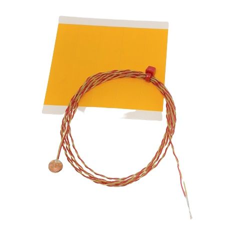 Thermocouple type Type K Ø 6.35mm, L 2m, +200°C max à Raccord dénudé ( Prix pour 1 )
