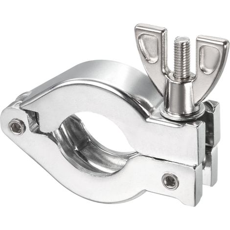KF-16 Vide Pince, 1 Paquet Aluminium Alliage Durable Unique Broche Tuyau Pince avec Aile Écrou pour Ferrule, Argent (1/5)