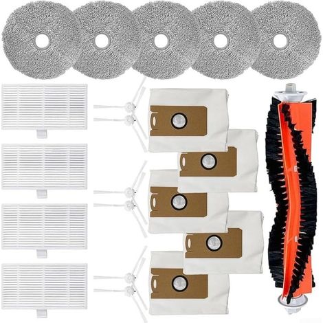 Brosse latérale principale pour aspirateur Ultenic MC1 avec potentiel de nettoyage complet avec accessoires de pièces de rechange (1/5)