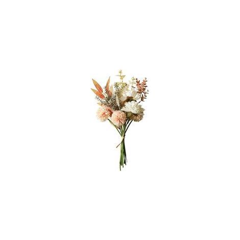 Künstlicher Blumenstrauß aus Kunstseide für Heimdekoration, Hochzeitsfeiern, Tischdekoration (Champagner) (1/5)