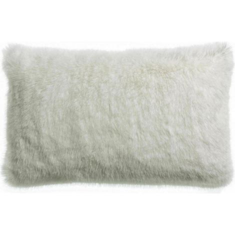 VIVARAISE - Coussin décoratif Vivaraise Nolan - Blanc - Polyester recyclé 40x65 cm (1/4)