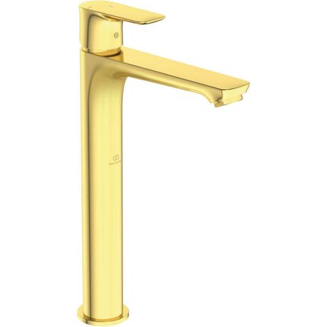 Ideal Standard Connect Air - Miscelatore da lavabo Slim, BlueStart, Brushed Gold A7028A2 (1/4)