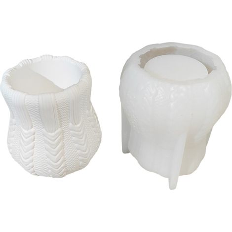 Stampo in silicone personalizzabile per vasi di fiori secchi