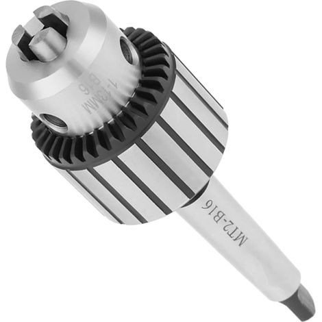 Mandrin de Perçage à Engrenage 1-13 Mm, Mandrin de Perçage B16 avec Queue CM2 Mandrin sans clé, Accessoires pour Perceuses à Percussion Perceuses Mandrin à (1/5)