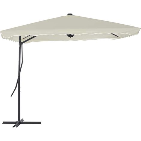Maison Exclusive - Sonnenschirm mit Stahl-Mast 250x250 cm Sandwei