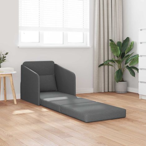 Schlafsofa Dunkelgrau 65 x 80 x 83 cm Stoff
