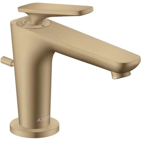 Axor Citterio C - Miscelatore per lavabo con sistema di scarico, EcoSmart, CoolStart, bronzo spazzolato 49010140 (1/2)