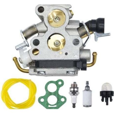 [JAMAIS UTILISÉ] Carburateur avec filtre à air, bougie d'allumage pour Husqvarna 135 140 435 435E 440 440E Jonsered CS2240 CS2240S CS410 Tronçonneuse remplace C1T-EL41, C1T-EL41A, 506450501 (1/4)