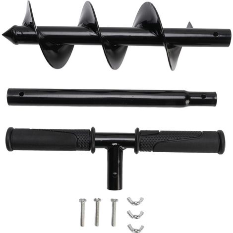 Manual T-shaped auger drill bit, made of cold-rolled steel, manual hole digger for garden (1/5)