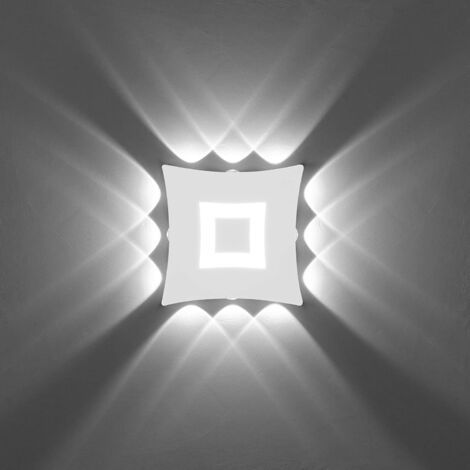 18W Moderne LED Wandlampe Wasserdichte IP65 Aluminium Wandleuchte Innen Außen für Wohnzimmer Schlafzimmer Bad