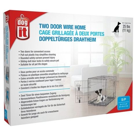 Cage Dogit 2 porte S 61x45x51 cm