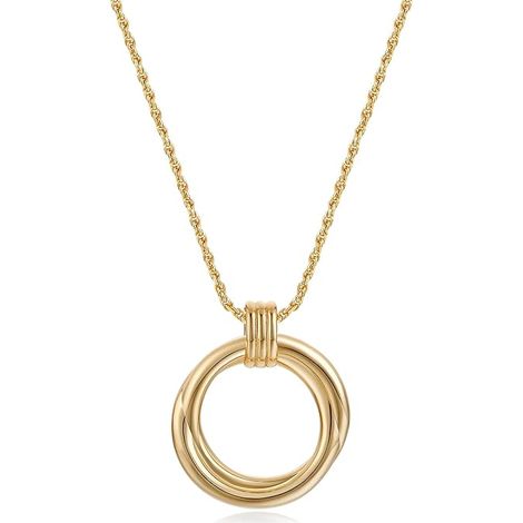 Collier ras du cou délicat à plusieurs rangs, plaqué or 18 carats, avec pendentif en forme de Y et pièce commémorative. Collier à plusieurs rangs de barres et disques, ajustable, style ras du cou. Bij (1/5)