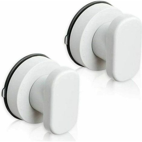 Ulisem Ventouse poignée de porte réfrigérateur tiroir polyvalent salle de bain cuisine poignée ventouse - lot de 2