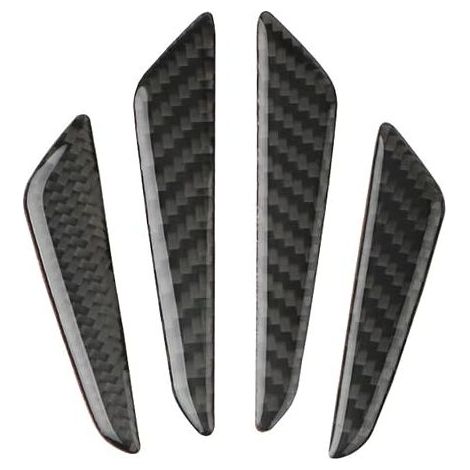 Black Carbon Fiber Auto Door Bump Protector Sticker for Car SUV Van (1/5)