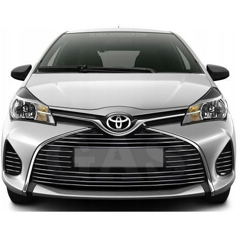 Toyota YARIS III Chrom Kühlergrillverkleidung Tuning (1/5)