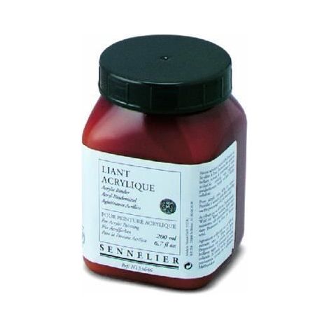 Liant acrylique SENNELIER - Résine pure pour peinture acrylique
