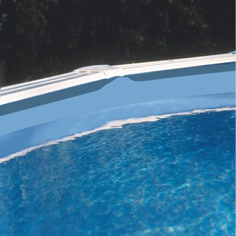 GRE ovale Poolfolie 500x340x120 cm blau 40/100 Überlappung SP507F