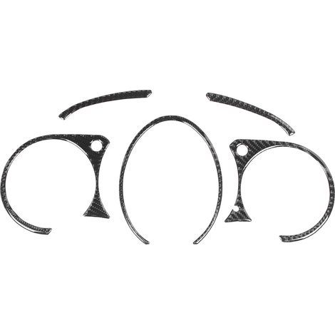 Saluaqui Carbonfaser-Armaturenbrett-Abdeckungsset für 370Z Z34 (2009–2020) – 5-teiliges Interieur-Dekor, luxuriöse Hochglanzoberfläche (1/5)